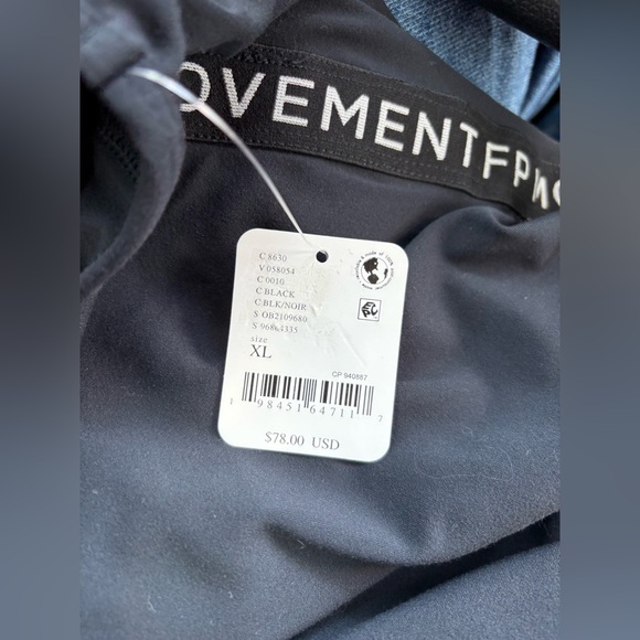 NWT Free People Movement Never Better Logo Bodysuit in Black - Picture 5 of 5